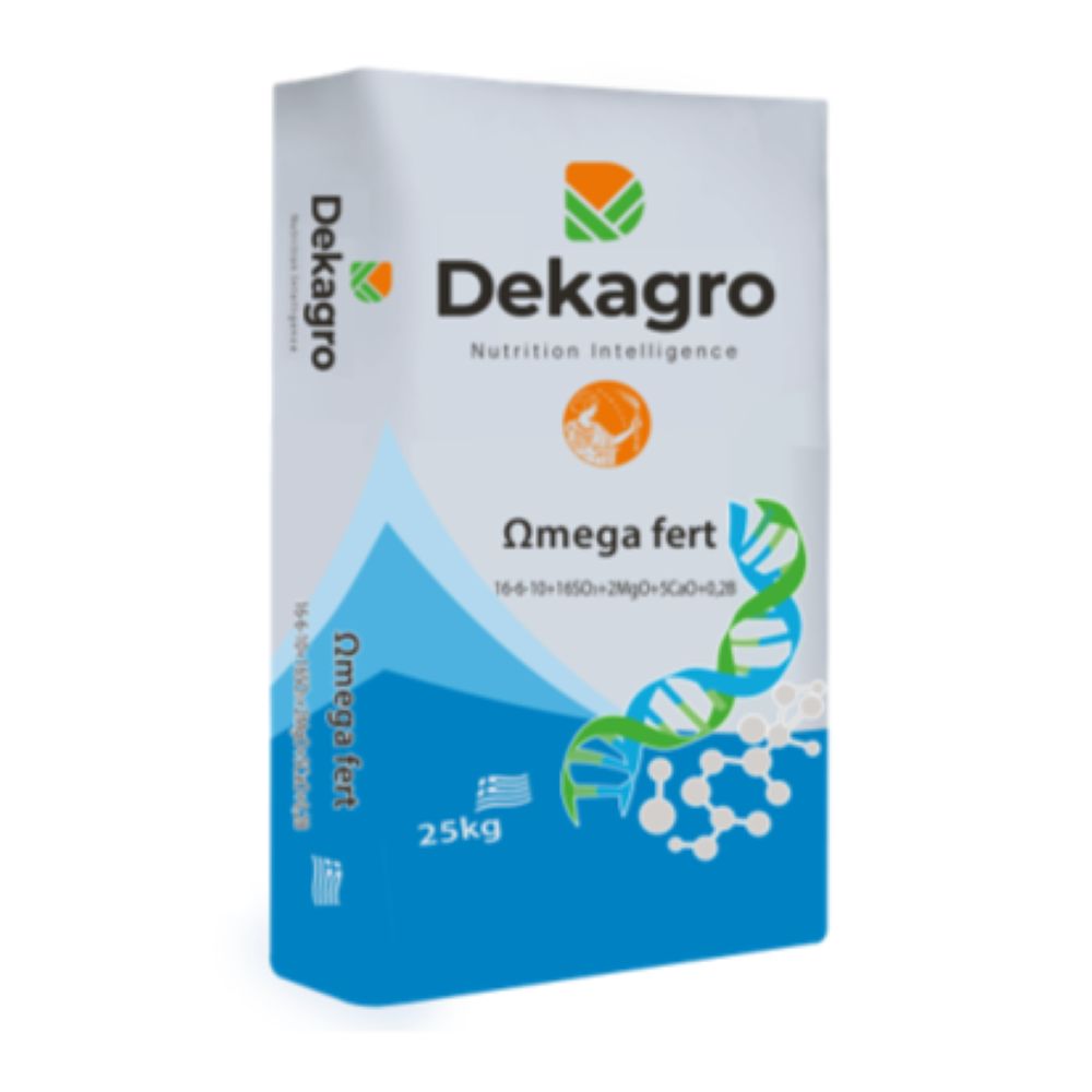 16-6-10 (24) +2MgO+5CaO+0,2B 25kg Λίπασμα Dekastim turbo Micronutrients