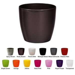 Γλάστρα Πλαστική Χρωματιστή Roto Go Green Plastona 18εκ. - Image 19
