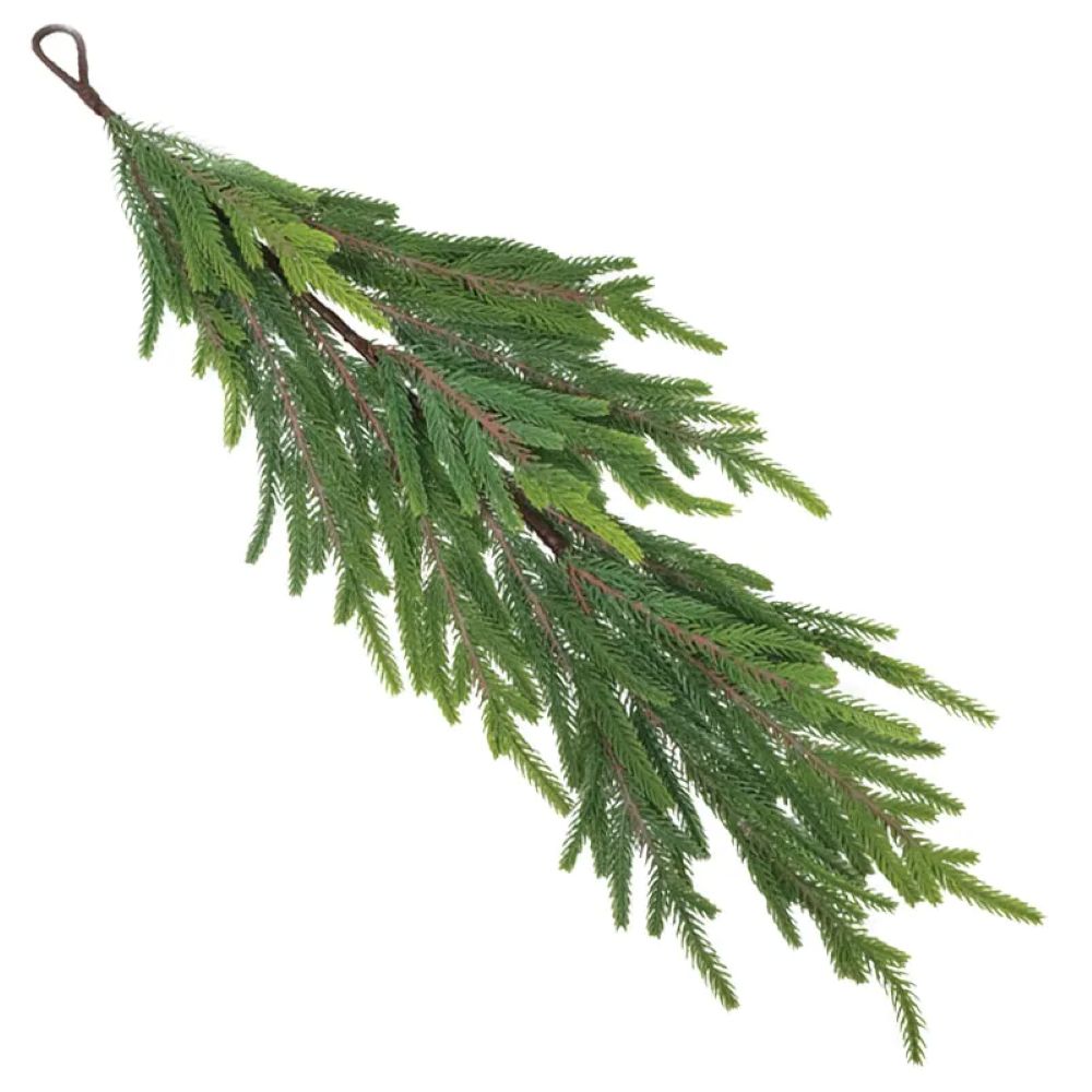 Έλατο Κρεμαστό Κλαδί Πράσινο - 18x15x67cm