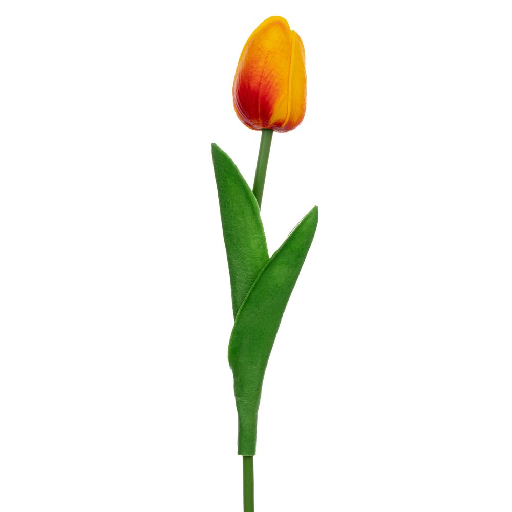 Τουλίπα Δίχρωμη (Πορτοκαλί / Κίτρινο) Κλαδί 33εκ.