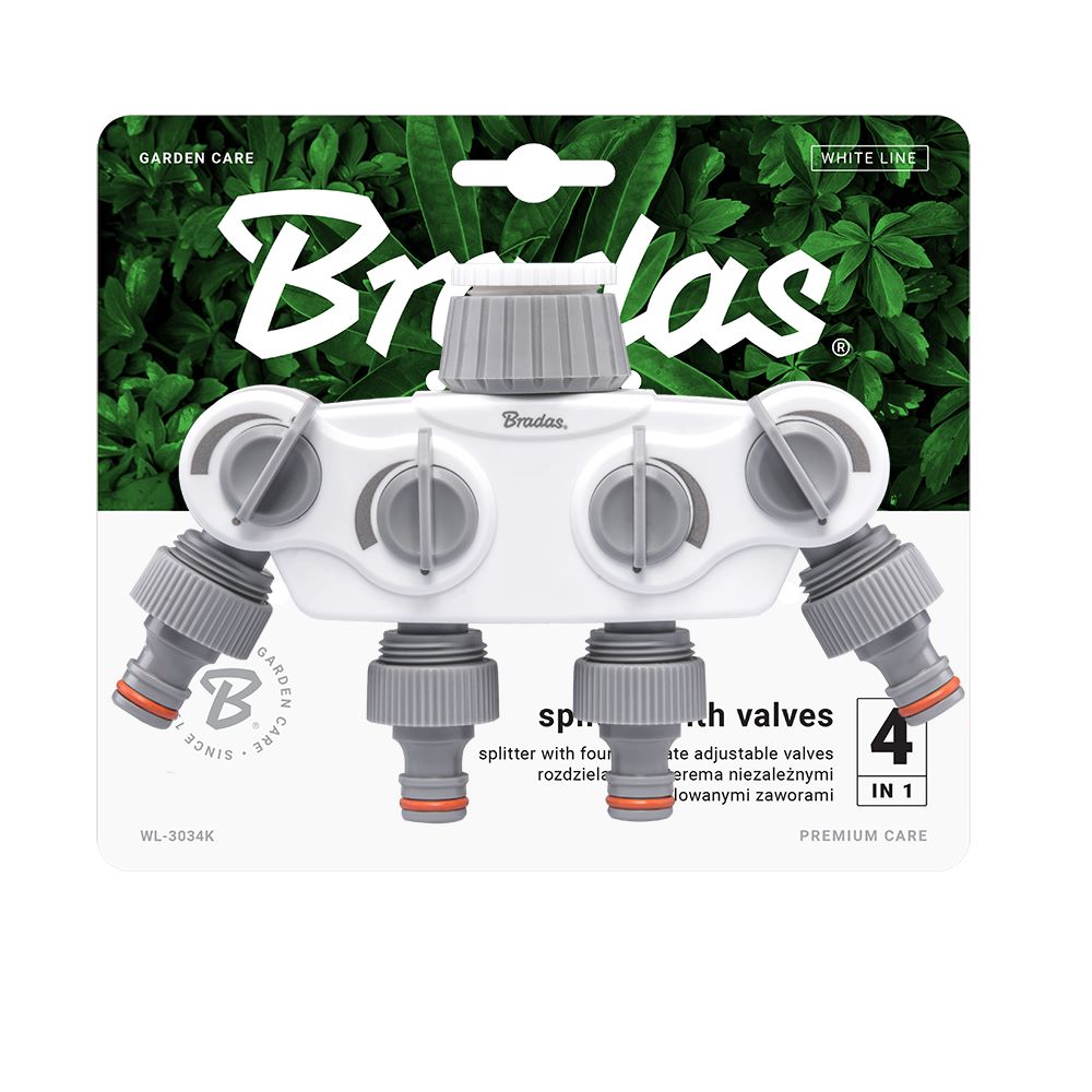 Παροχή Βρύσης 4πλη Bradas White Line WL-3034K