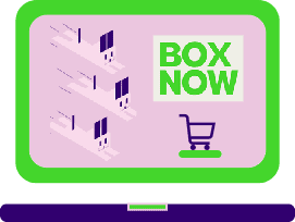 Επιλογή της BOX NOW ως τρόπου παράδοσης κατά την ολοκλήρωση της παραγγελίας.
